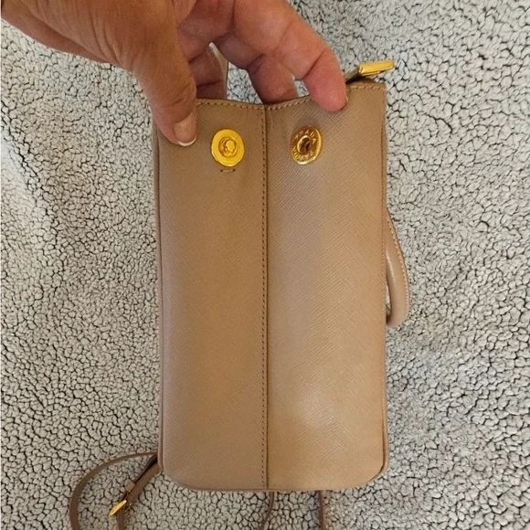 Prada Cammeo Saffiano Lux leather Bag medium authentic slightly used with strap - Picture 5 of 16